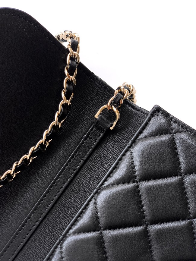 Chanel Mini Flap Bag with Top Handle AS5984 black