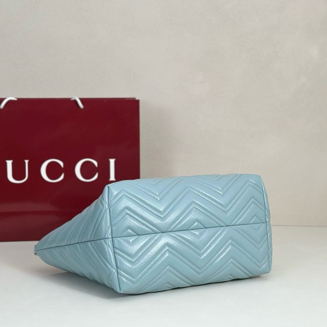Gucci GG Marmont medium tote bag 855279 blue