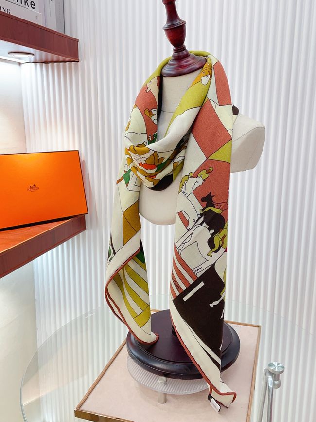 Hermes cashmere Shawl H36119-2