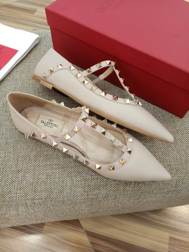 Valentino ROCKSTUD patent leather studded ballet flats WS0403V-3