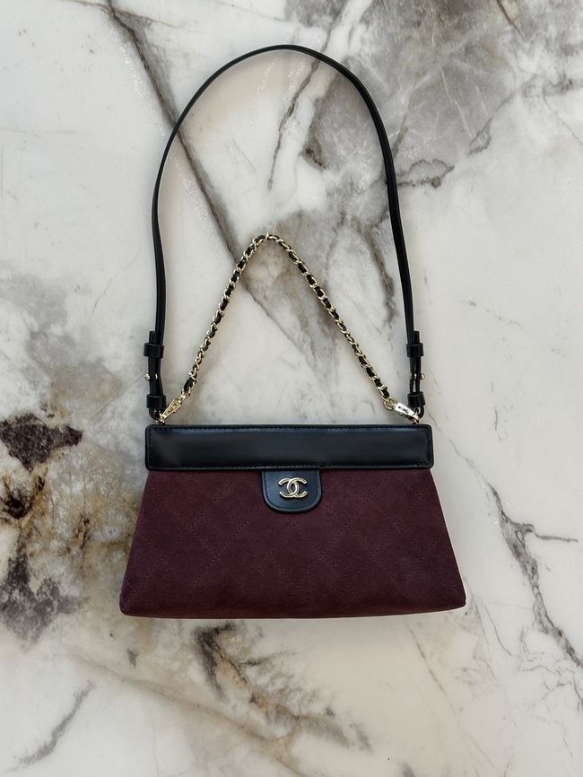 Chanel Clutch with Chain AP5540 Burgundy Chanel Clutch with Chain AP5540 Burgundy