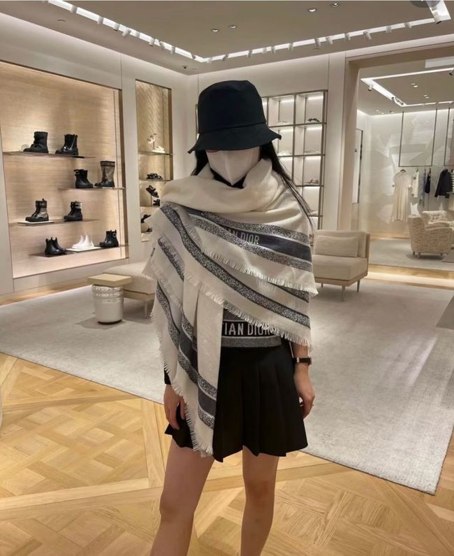 Dior Oblique Shawl 64TS1-3