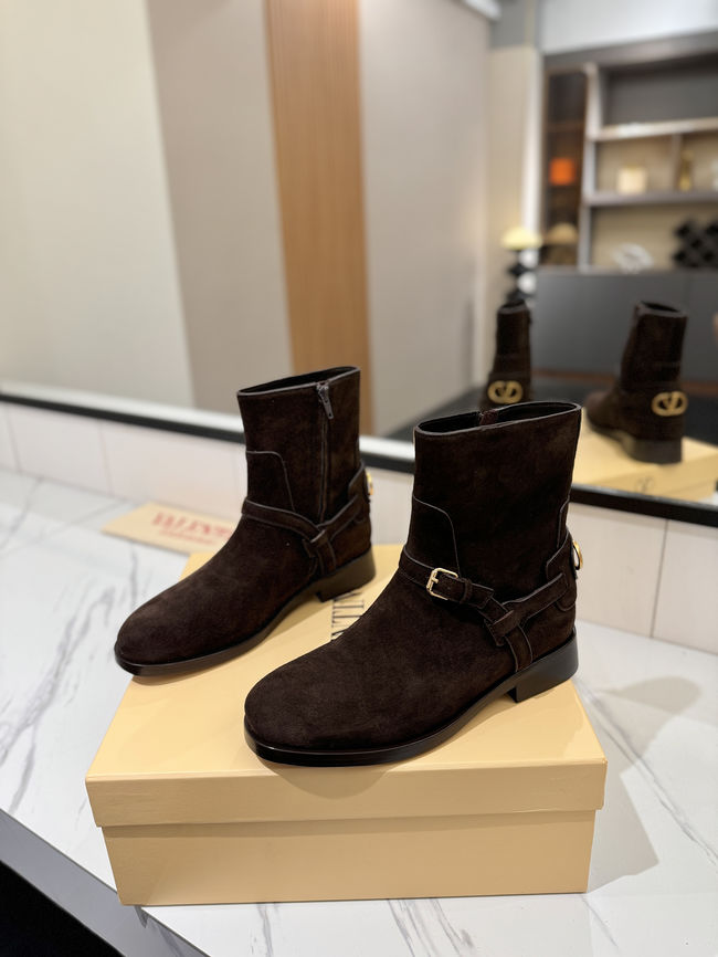 Valentino LOGO cowhide ankle boots S0QN8-1