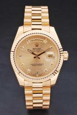 Rolex Day-Date 33 mm Gold Cutwork Watch-RD2946 Rolex Day-Date 33 mm Gold Cutwork Watch-RD2946