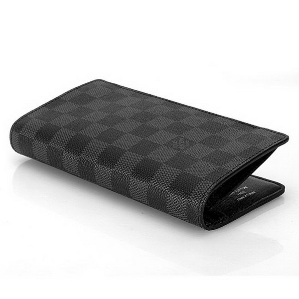 Louis Vuitton Damier Graphite Canvas Brazza Wallet N62665 Louis Vuitton Damier Graphite Canvas Brazza Wallet N62665