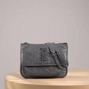 Saint Laurent NIKI SHOULDER BAG IN GREY