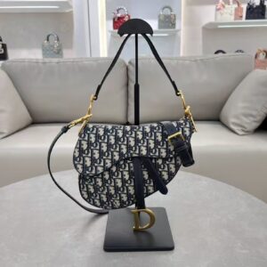 Dior Saddle Bag with Shoulder Strap