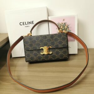 Celine Triomphe Box Top Handle Bag