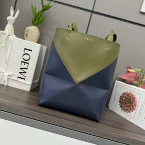 Loewe Color-Blocked Folding Tote Bag